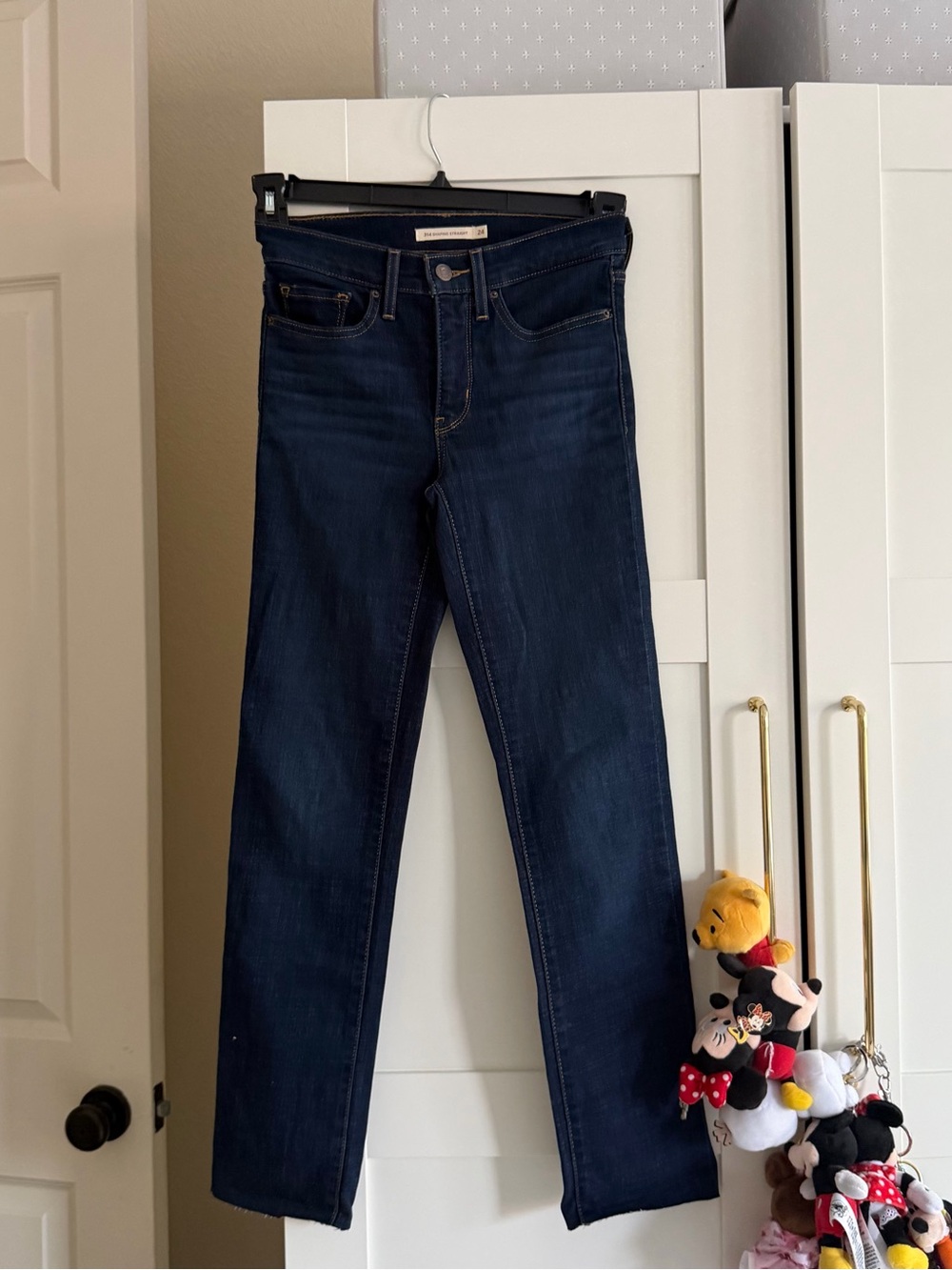 Levi's 314 Shaping Straight Jeans - Size: 24 - Worn Once